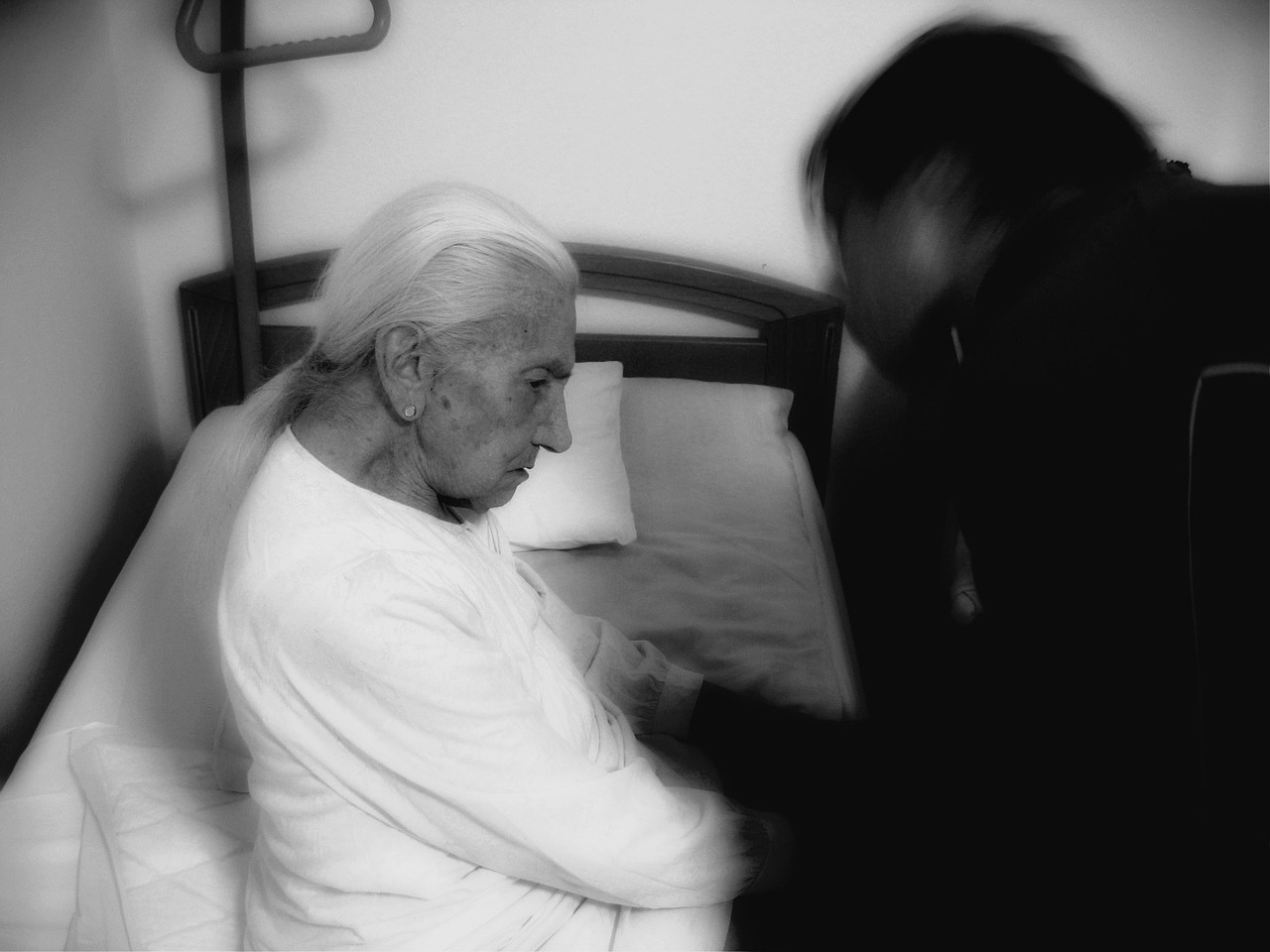 Handling an agitated elderly parent