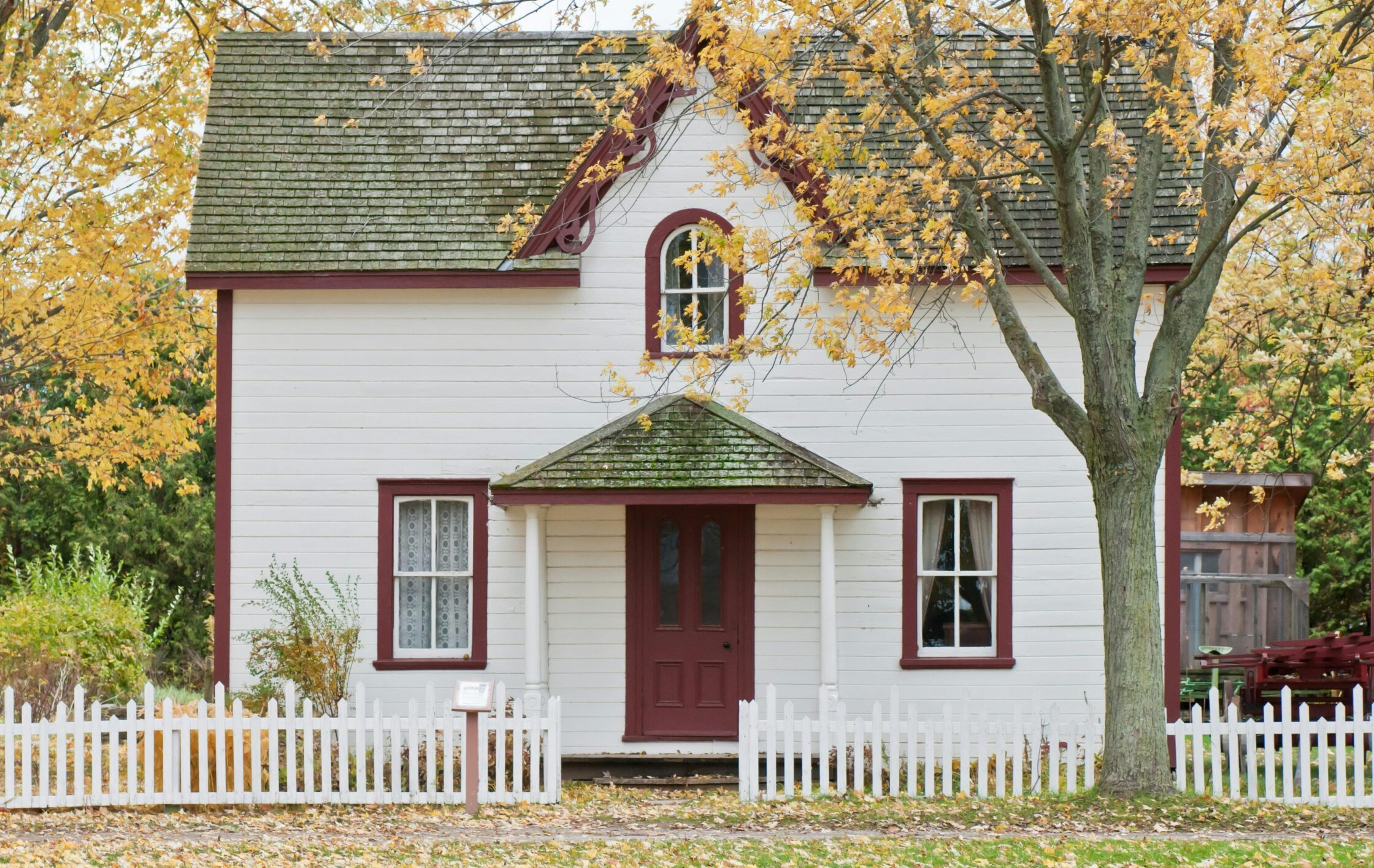 A small house where an elderly parent might live