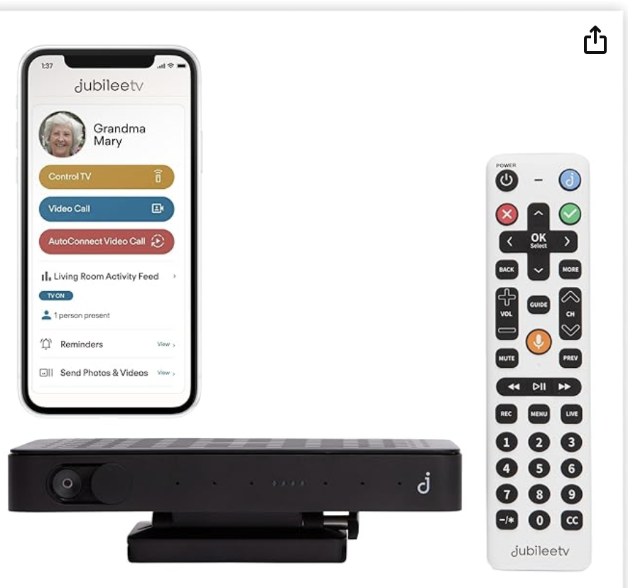 JubileeTV, Jubilee TV, how to control your elderly parent's TV remotely